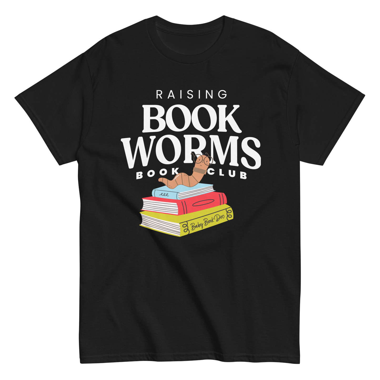 Raising Bookworms Book Club Unisex Adult T-Shirt