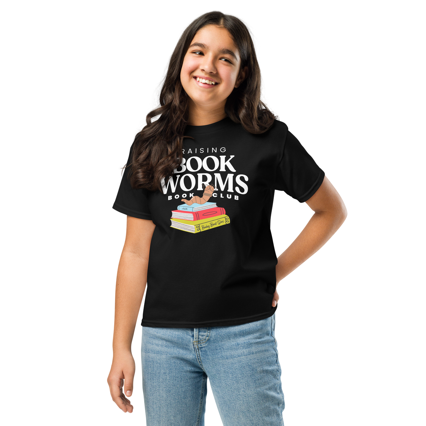 Raising Bookworms Book Club Unisex Kids T-Shirt