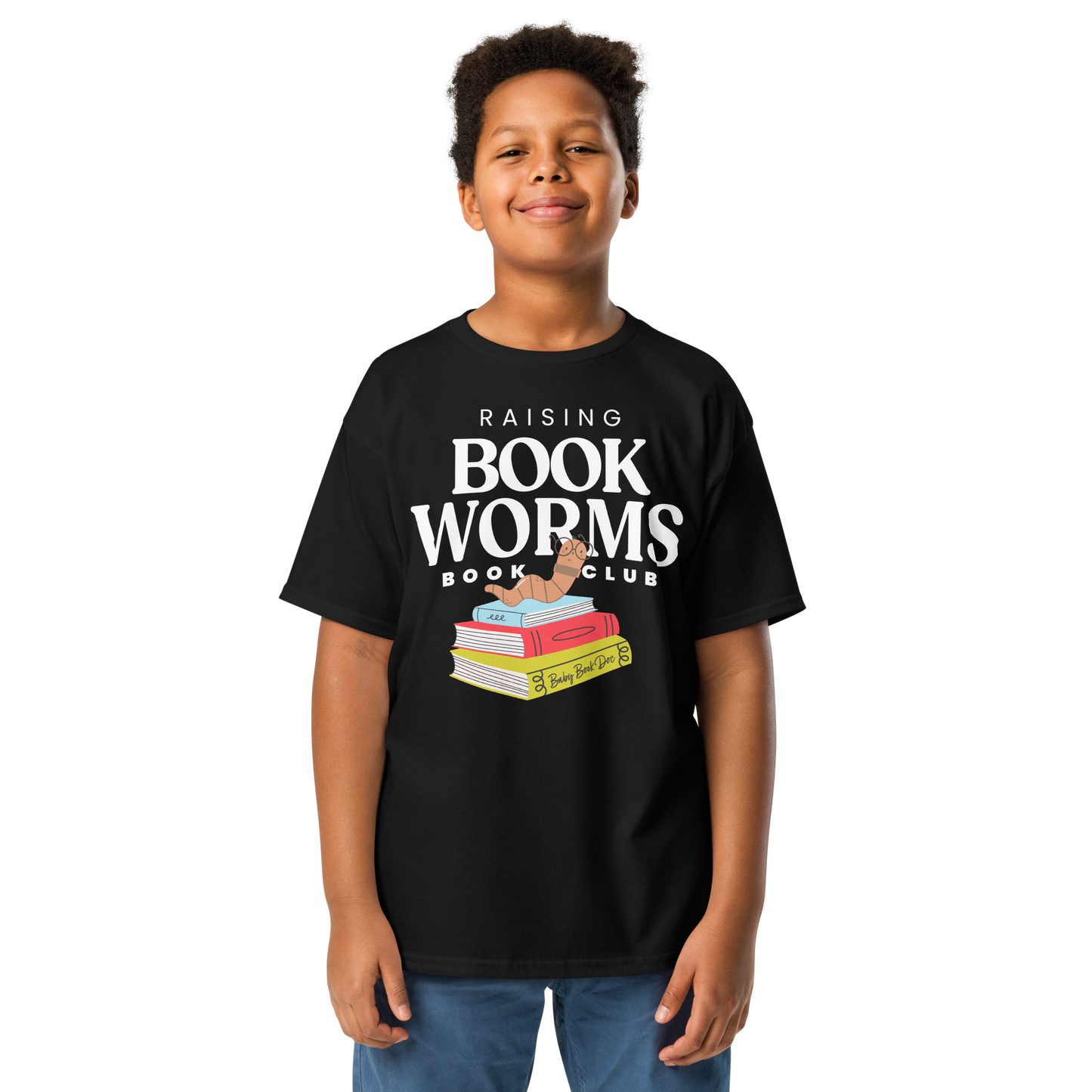 Raising Bookworms Book Club Unisex Kids T-Shirt